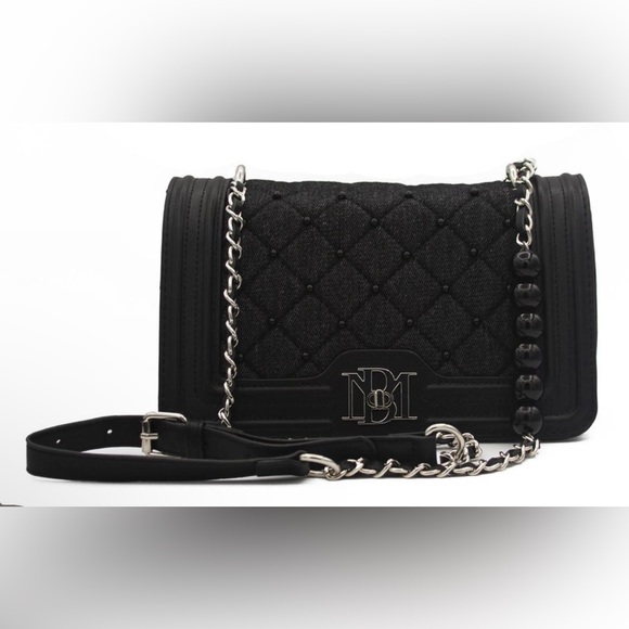 NWT Badgley Mischka Black Crossbody Bag. $159 RP - Picture 1 of 5